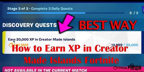 earn xp on creator made islands